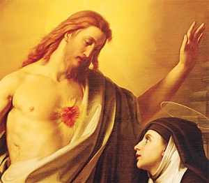 Corazón de Jesús y Santa Margarita